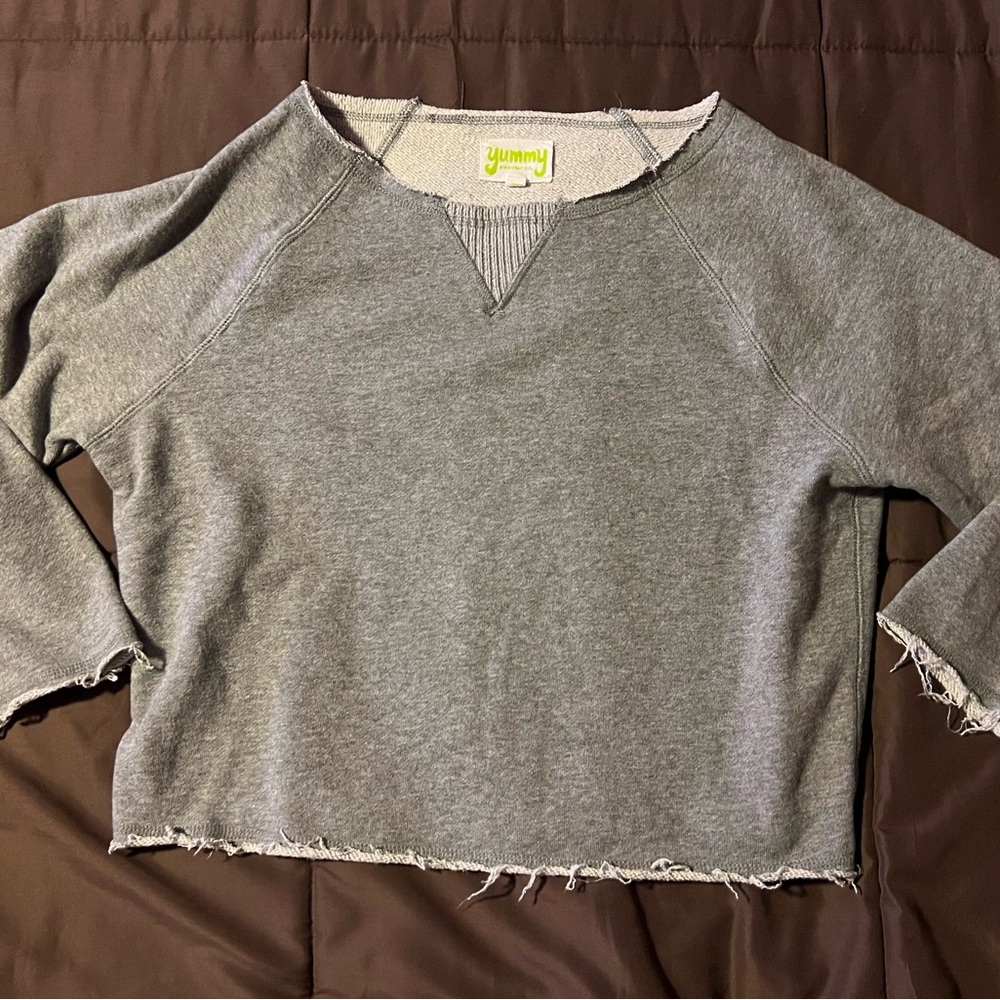 Women's Casual Gray Sweatshirt